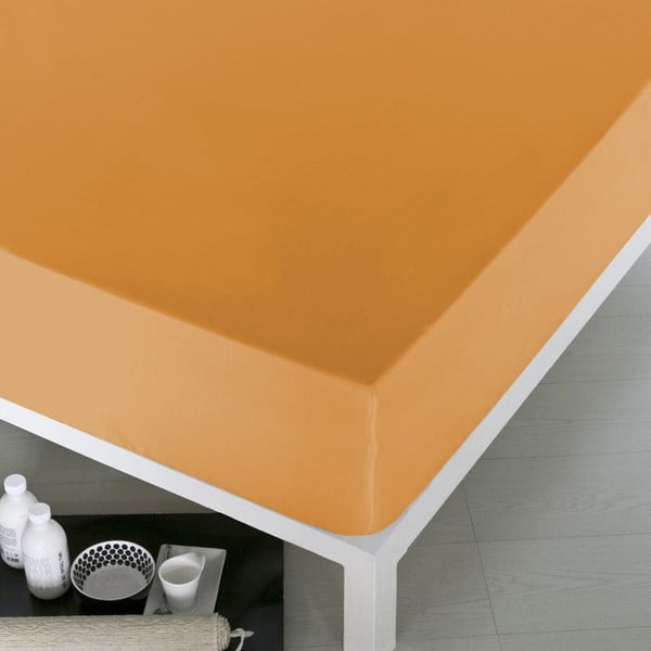Prostěradlo Home Orange, 160x200 cm