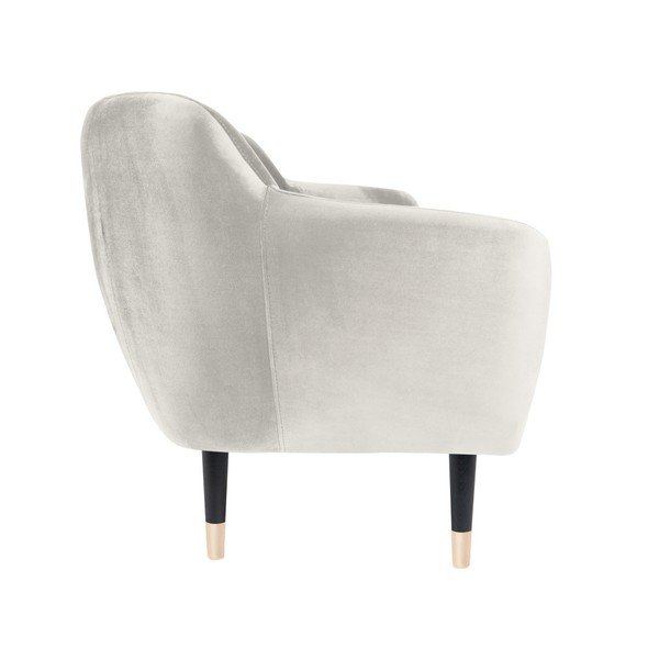 Krémová pohovka s černými nohami Mazzini Sofas Benito, 188 cm-image-3