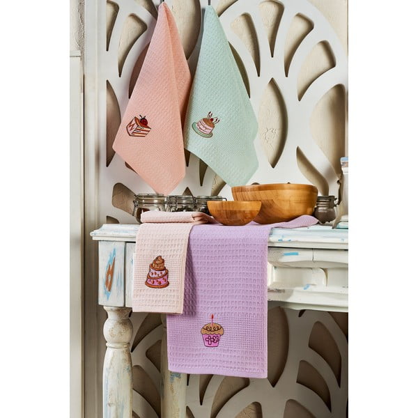 Bavlněné utěrky v sadě 6 ks 40x60 cm Cake – Foutastic-image-1