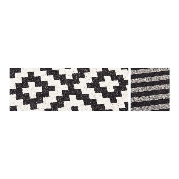 Černobílý vzorovaný oboustranný koberec Narma Viki, 160  x  230 cm-image-3
