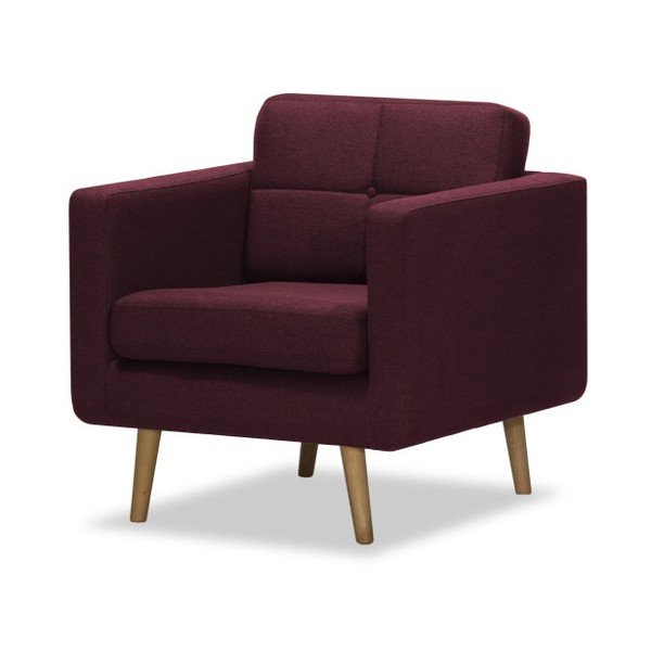 Burgundy křeslo Vivonita Magnus-image-2