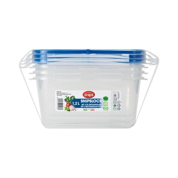 Sada 3 krabiček na potraviny Snips, 1,2 l-image-4