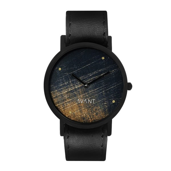 Unisex hodinky s černým řemínkem South Lane Stockholm Avant Noir