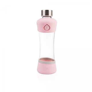 Růžová láhev z borosilikátového skla Equa Active Berry, 550 ml