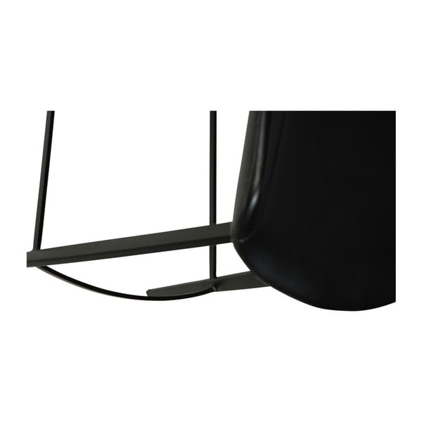 Černá koženková barová židle DAN-FORM Denmark Hype-image-2