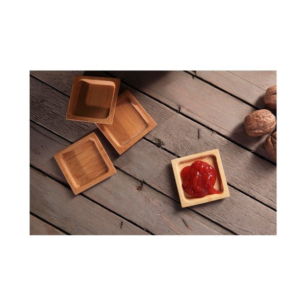 Sada 4 misek z bambusu na omáčky Bambum, ⌀ 6 cm-image-2