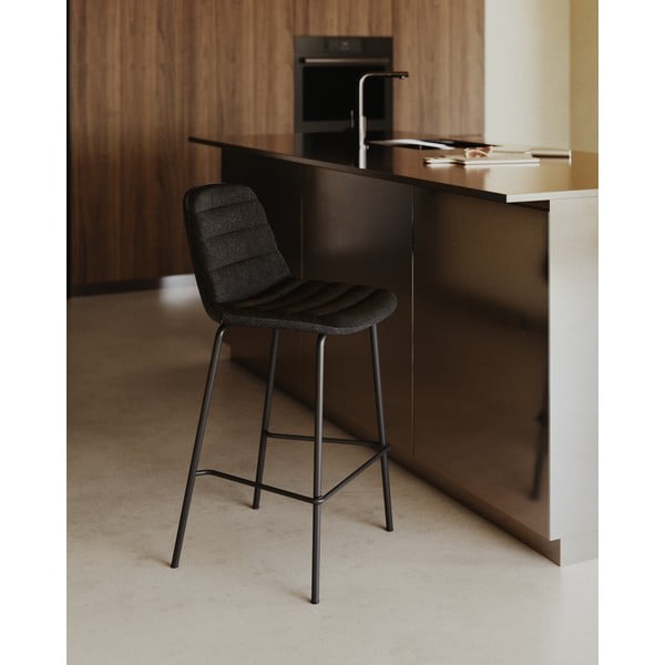 Černé barové židle v sadě 2 ks 92,5 cm Zunilda – Kave Home-image-1