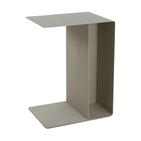 Ocelový odkládací stolek 40x30 cm Slide Low – Spinder Design