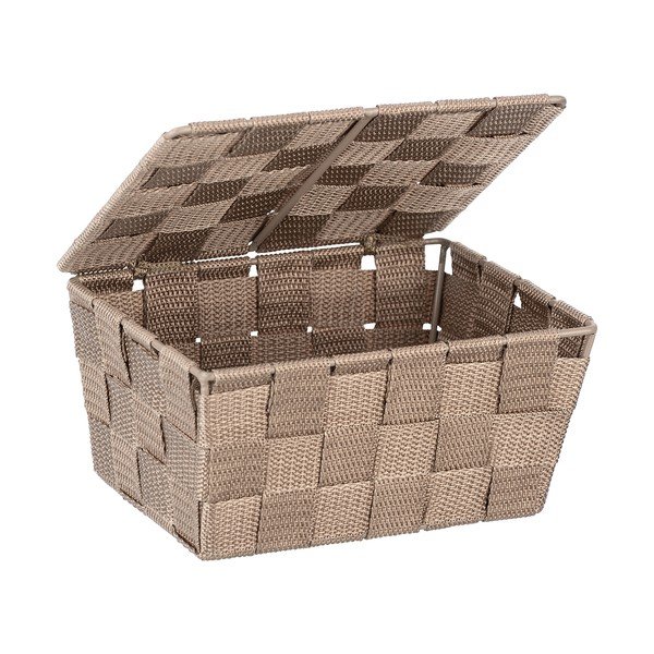 Béžový úložný box s víkem Wenko Adria, 19 x 14 cm-image-1