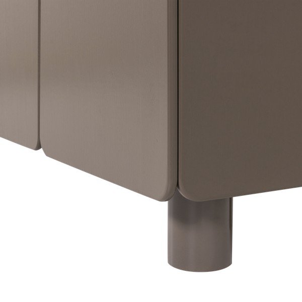 Hnědá komoda z borovicového dřeva 200x85x45 cm Root – WOOOD-image-4