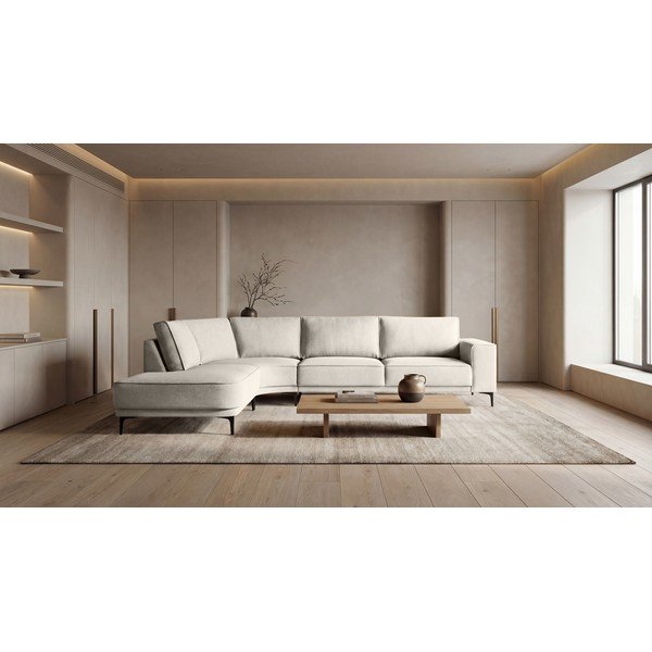 Krémová rohová pohovka (levý roh) Copenhagen – Scandic-image-1