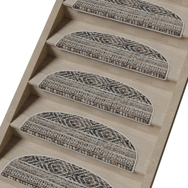 Nášlapy na schody v sadě 16 ks 20x65 cm Cottage Warmth – Vitaus-image-1