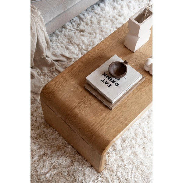 Konferenční stolek v dekoru dubu v přírodní barvě 60x120 cm Brave – Zuiver-image-3