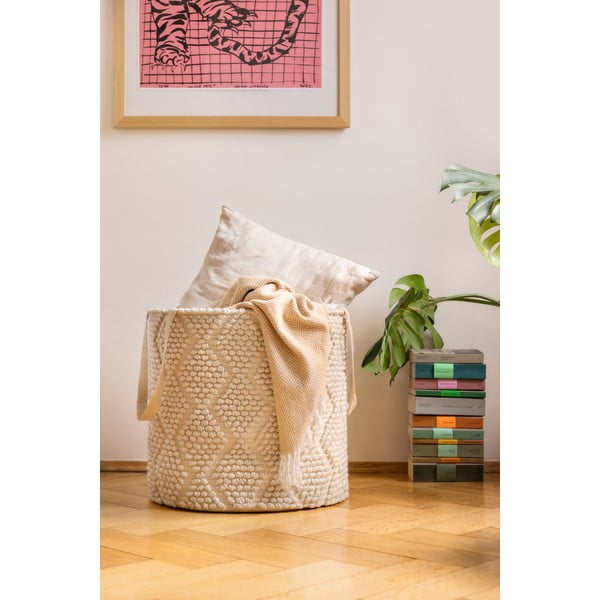 Úložný látkový košík ø 40x40 cm Pearl M – Bonami Essentials-image-3