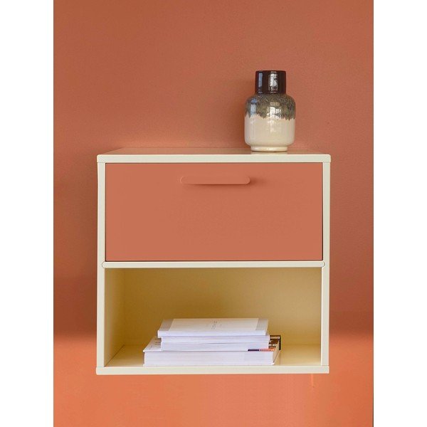 Červeno-žlutý nástěnný noční stolek Keep by Hammel-image-1