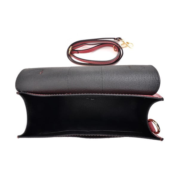 Růžová kožená kabelka Isabella Rhea, 22 x 27 cm-image-3