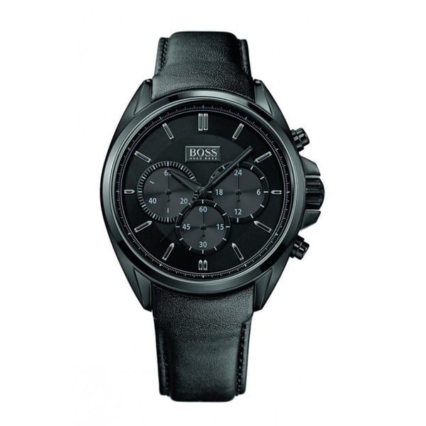 Pánské hodinky s koženým řemínkem Hugo Boss Orion