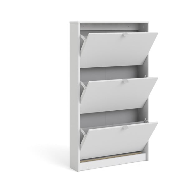 Bílý výklopný botník Shoes – Tvilum-image-3