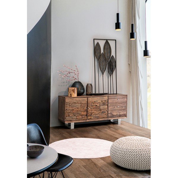 Kovová nástěnná dekorace 61x135 cm Adhira – Bizzotto-image-1