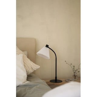 Bílo-černá stolní lampa s textilním stínidlem (výška 59 cm) Mira – Markslöjd