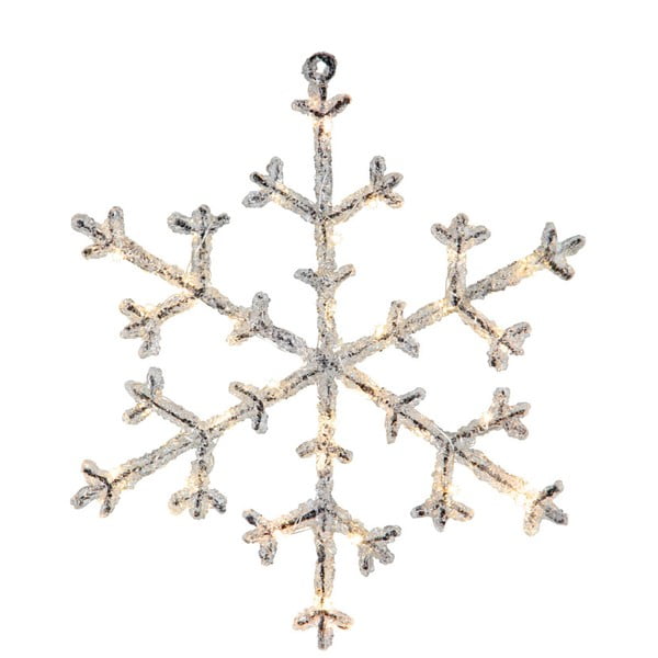 Svítící LED dekorace Best Season Icy Snowflake, 30 cm