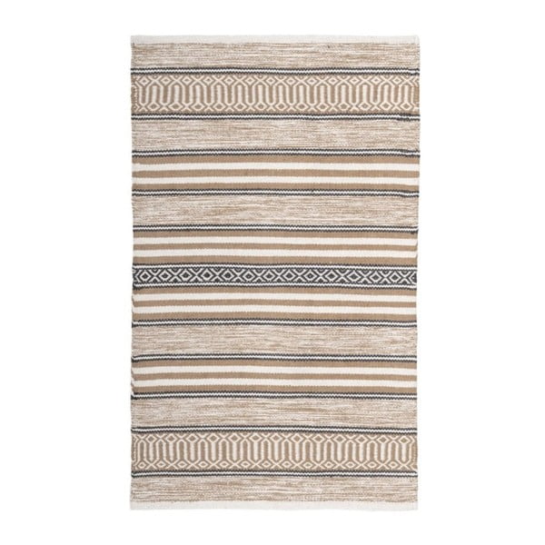 Béžový pratelný bavlněný koberec 70x140 cm – Casa Selección