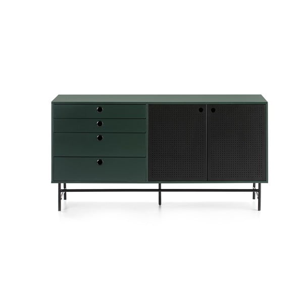 Černo-zelená komoda Teulat Punto, šířka 150 cm-image-4