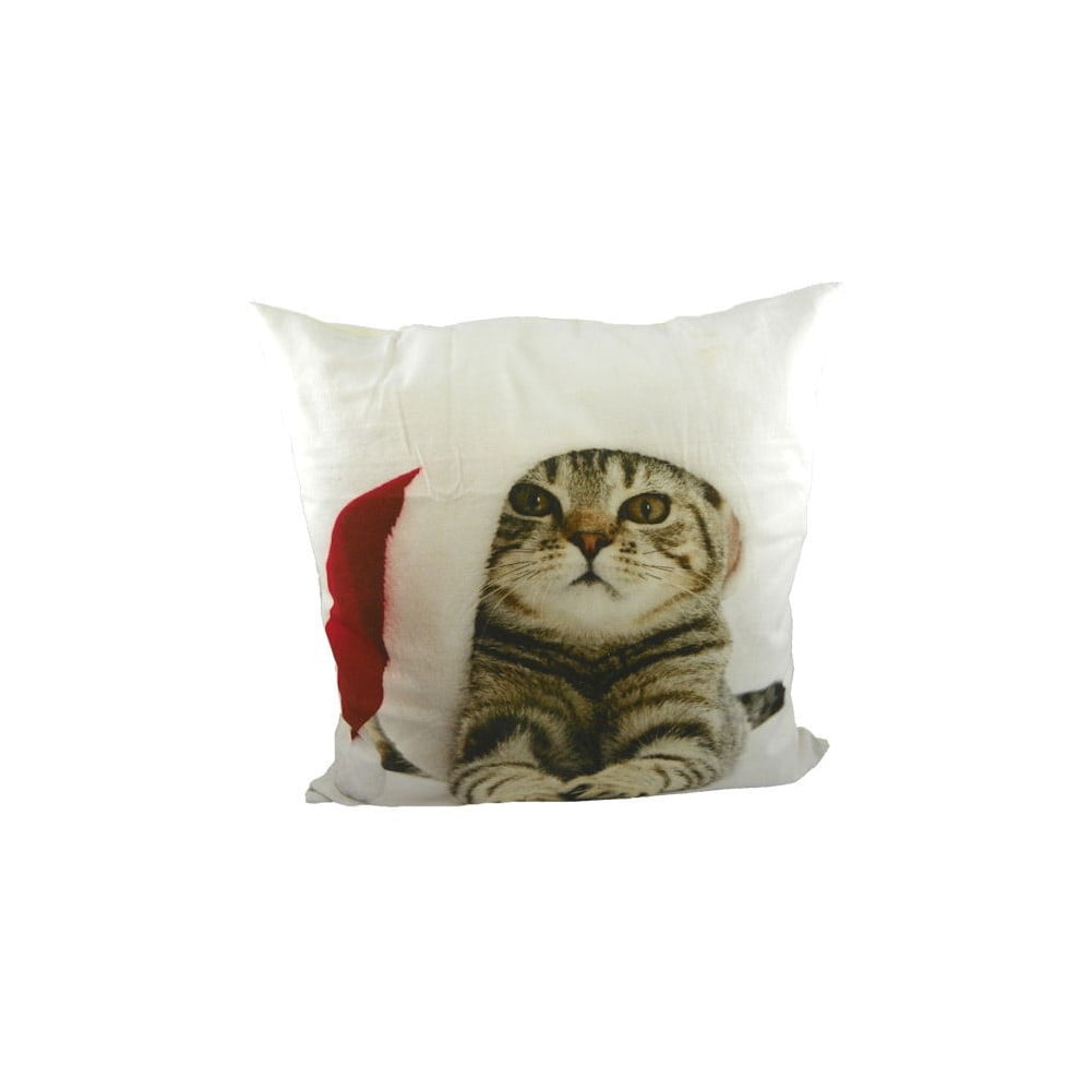 Polštář Christmas Cat 50x50 cm