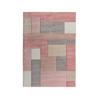 Růžovo-šedý koberec Flair Rugs Cosmos, 120 x 170 cm