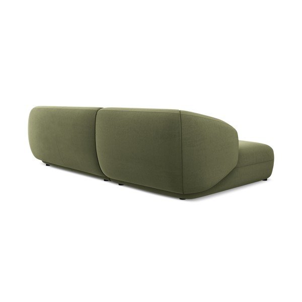 Zelená sametová rohová pohovka (levý roh) Moana – Makamii-image-2