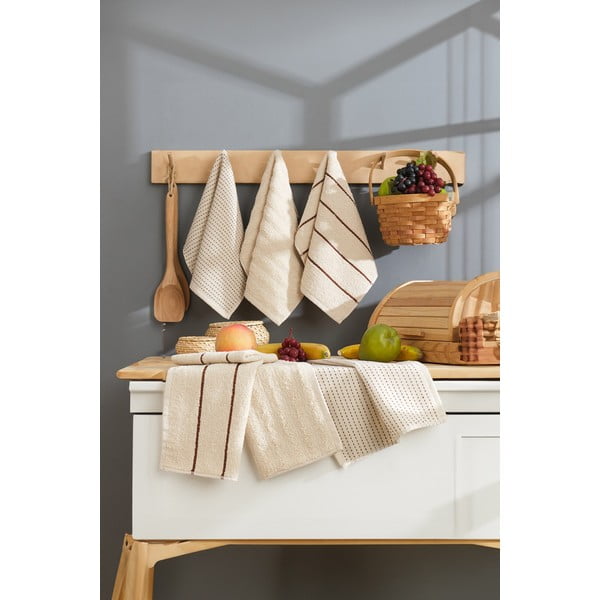 Bavlněné utěrky v sadě 6 ks 30x50 cm Sofya – Foutastic-image-2