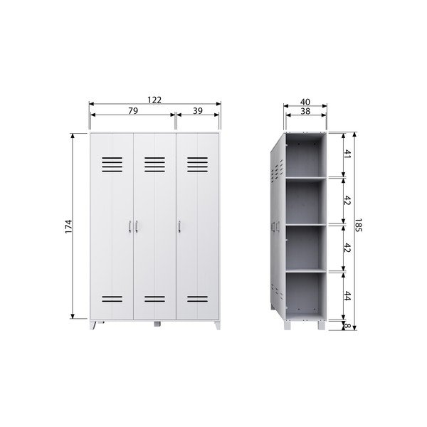 Bílá skříň vtwonen Locker-image-1