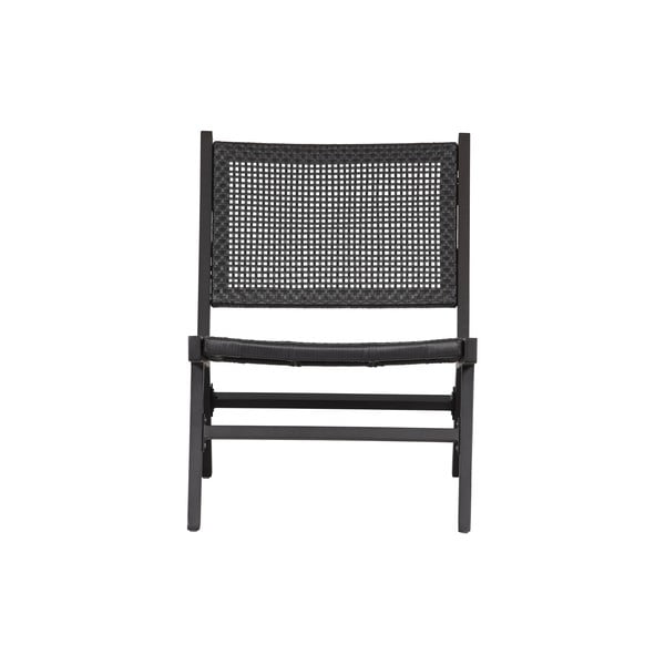 Černé zahradní křeslo WOOOD Puk-image-4