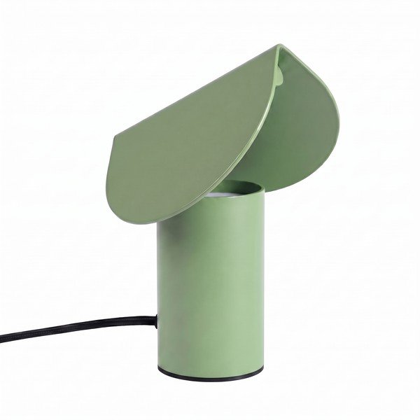 Šalvějově zelená hliníková LED stolní lampa (výška 15 cm) BISCUIT – Thoro