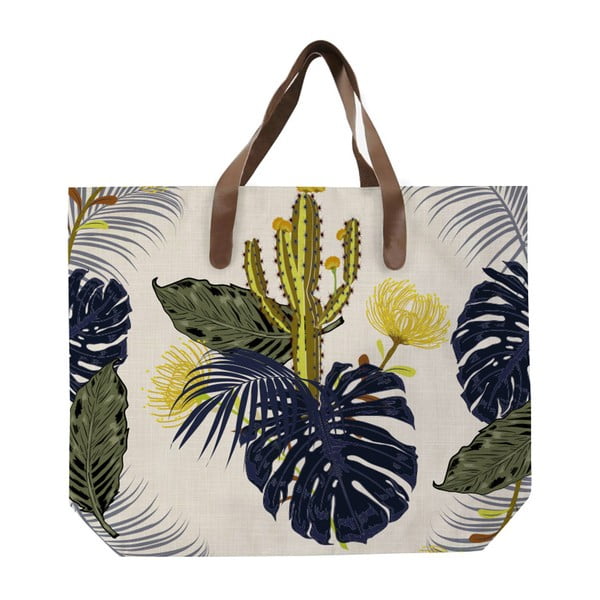 Plátěná taška s motivy květin Surdic Cactus