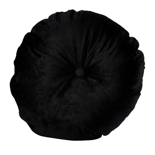 Černý polštář KJ Collection Velvet