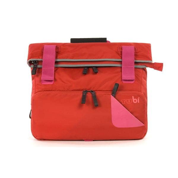 Taška/batoh Slim Case TUbí, červená/růžová