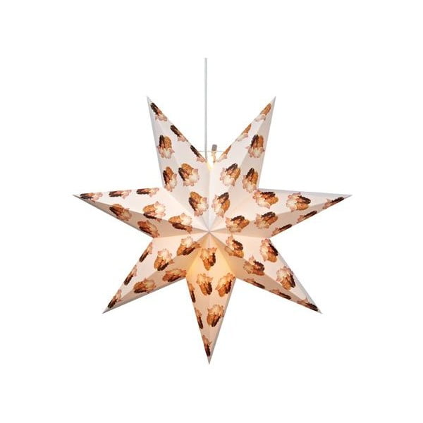 Závěsná svítící hvězda Minna, Ø45 cm