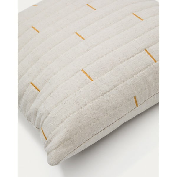 Povlak na polštář s příměsí lnu 45x45 cm Blaina – Kave Home-image-2
