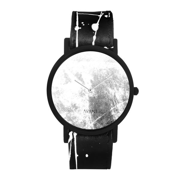 Unisex hodinky s černobílým řemínkem South Lane Stockholm Avant Diffuse Invert 