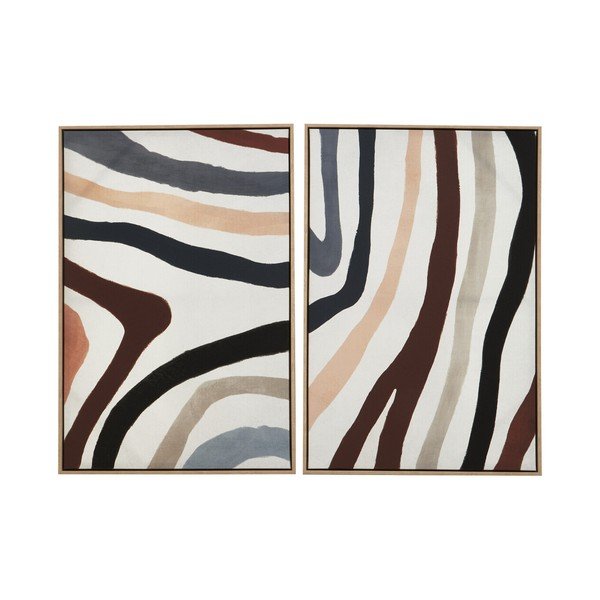 Obrazy v sadě 2 ks s rámem/na plátně 63x93 cm Astratto – Premier Housewares