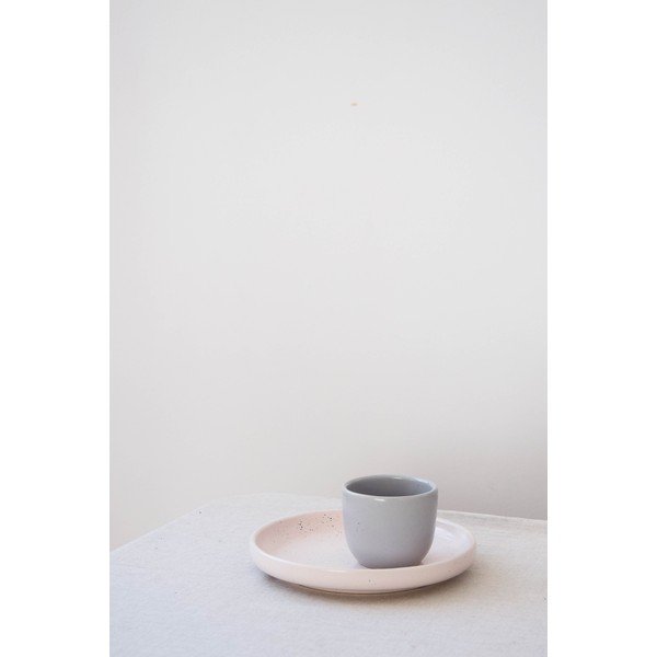Světle růžový kameninový dezertní talíř ÅOOMI Dust, ø 17 cm-image-3