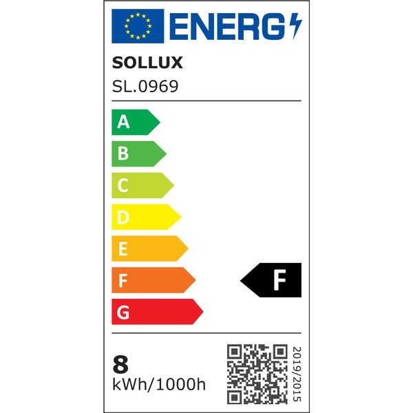 Neutrální bílá LED žárovka E27, 7,5 W – Sollux-image-2