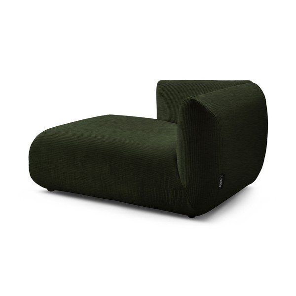 Zelený manšestrový modul pohovky (levý roh) Lecomte – Bobochic Paris-image-3