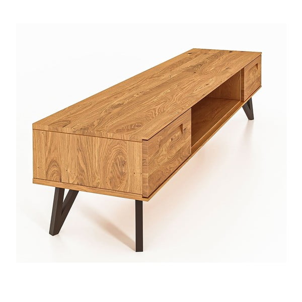 TV stolek z dubového dřeva 182x42 cm Golo - The Beds-image-3