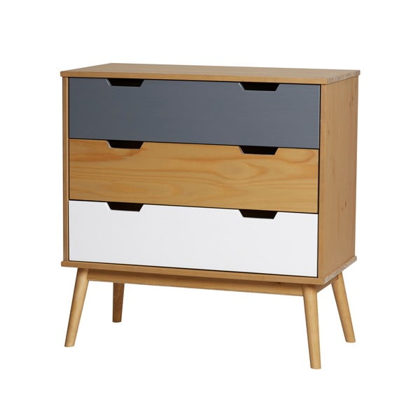 Komoda z masivního borovicového dřeva Marckeric Cusco, šířka 80 cm-image-4