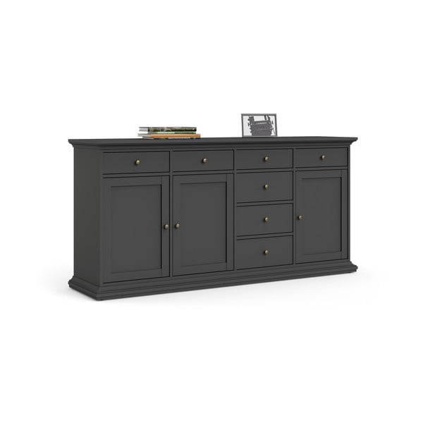 Šedá nízká komoda 189x92 cm Paris – Tvilum-image-2