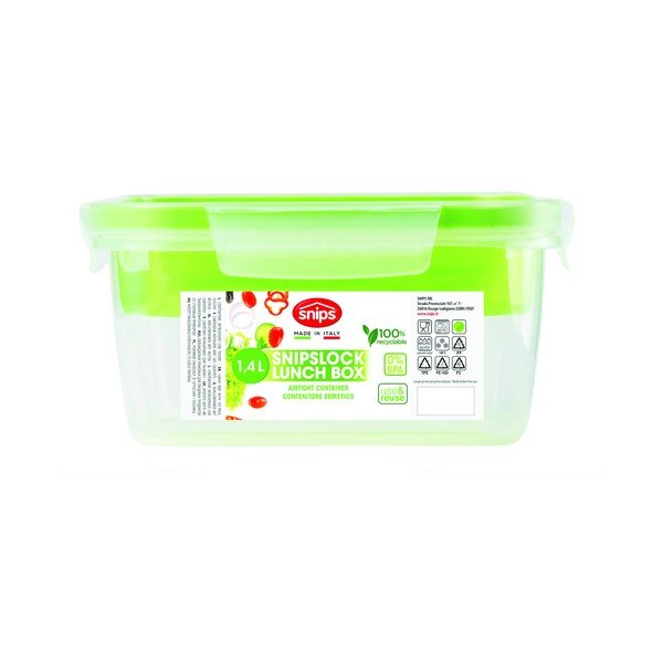 Zelený obědový box Snips, 1,4 l-image-4