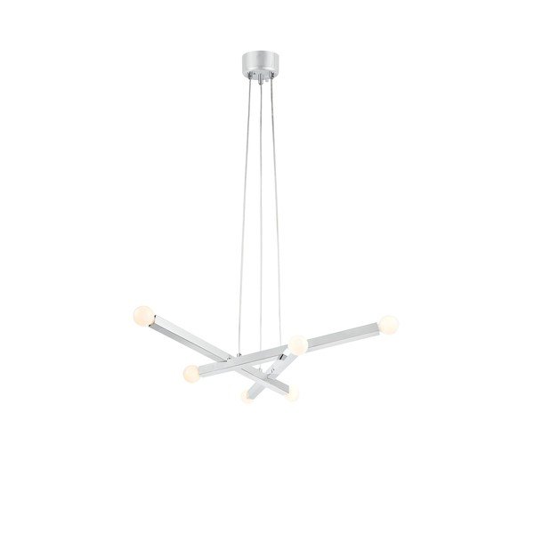 Kovové závěsné svítidlo ve stříbrné barvě Stack – Markslöjd