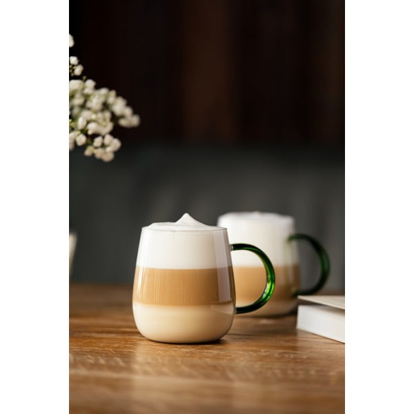Hrnky na cappuccino v sadě 2 ks 400 ml Bolla – Vialli Design-image-2